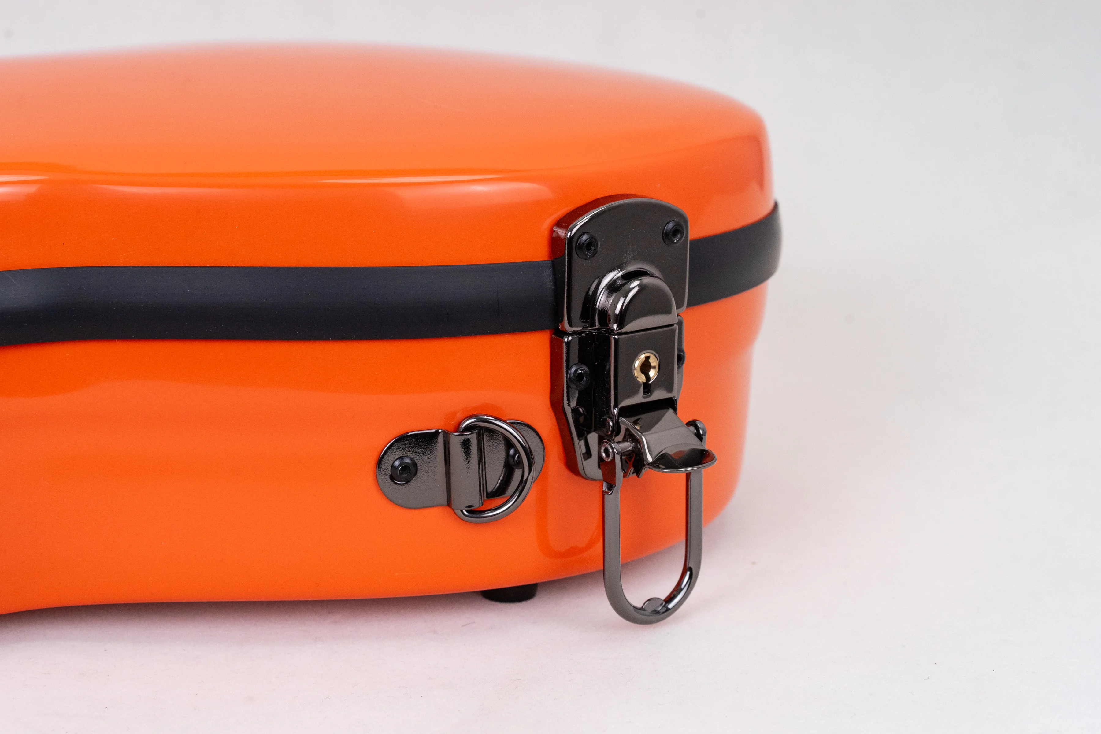 Premium Fiberglas Tenor Ukulele-Koffer Orange
